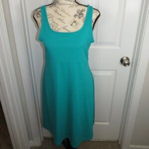 Columbia Omi-Shade Sun Protection Zephyr Heights Dress Womens Medium Teal